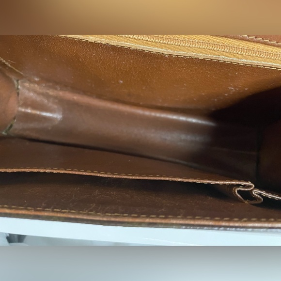 LOUIS VUITTON Vintage Monogram Pochette Dame PM Pouch Clutch Bag w/ Added Chain - Picture 8 of 11